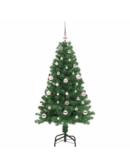 Albero di Natale artificiale con 150 LED Verde 150 cm