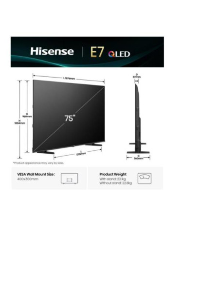 75 E79Q QLED 4K UHD SMART VIDAA