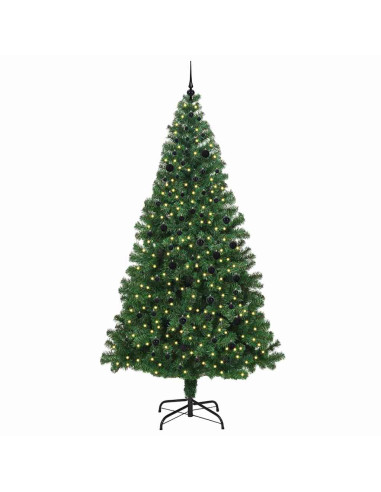 Albero di Natale artificiale con 300 LED Verde 240 cm
