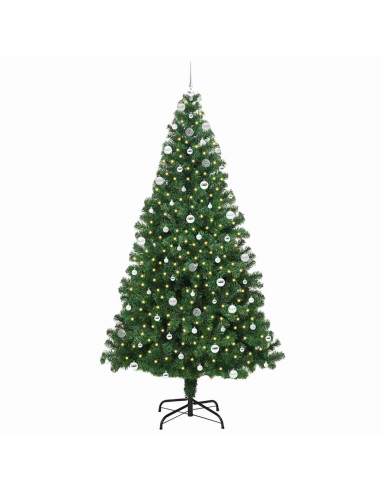 Albero di Natale artificiale con 300 LED Verde 240 cm