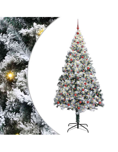 Albero di Natale artificiale con 300 LED Verde 240 x 150 cm