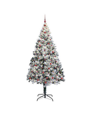 Albero di Natale artificiale con 300 LED Verde 240 x 150 cm