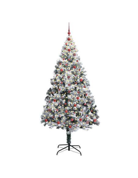 Albero di Natale artificiale con 300 LED Verde 240 x 150 cm