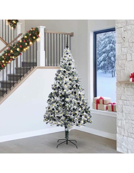 Albero di Natale artificiale con 300 LED Verde 240 x 150 cm