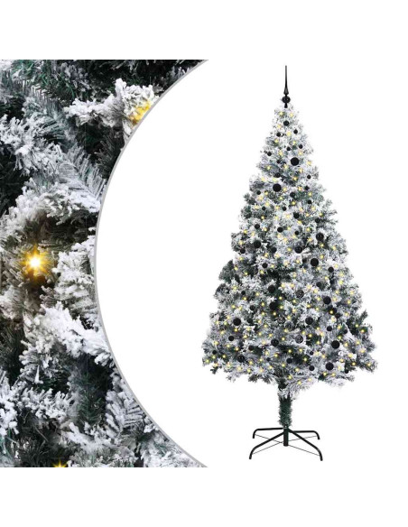 Albero di Natale artificiale con 300 LED Verde 240 x 150 cm