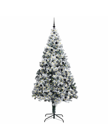 Albero di Natale artificiale con 300 LED Verde 240 x 150 cm