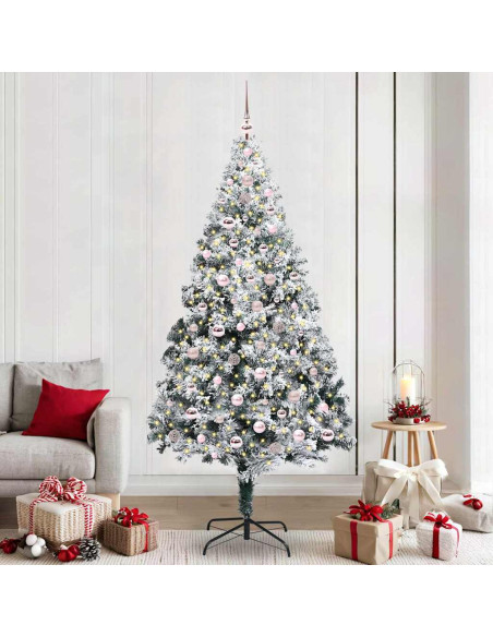 Albero di Natale artificiale con 300 LED Verde 240 x 150 cm