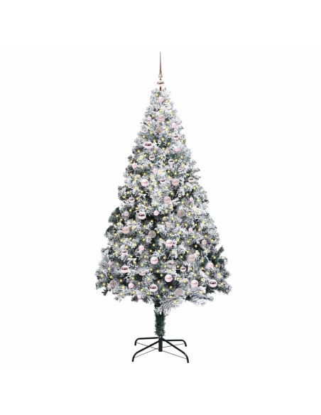 Albero di Natale artificiale con 300 LED Verde 240 x 150 cm
