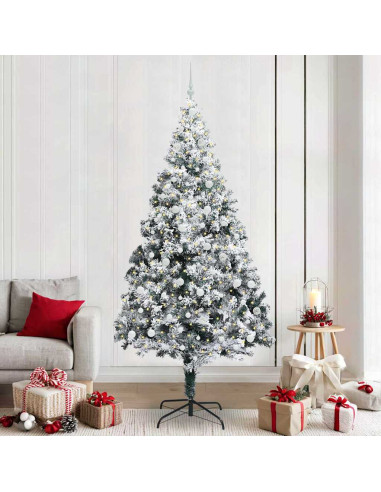 Albero di Natale artificiale con 300 LED Verde 240 x 150 cm