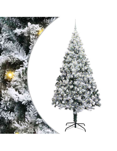 Albero di Natale artificiale con 300 LED Verde 240 x 150 cm