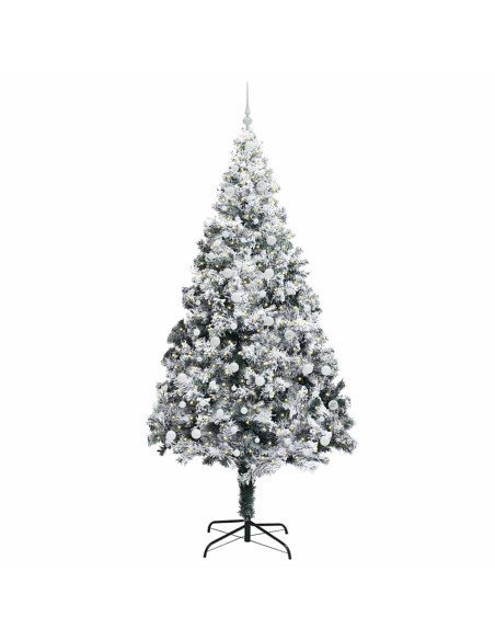 Albero di Natale artificiale con 300 LED Verde 240 x 150 cm
