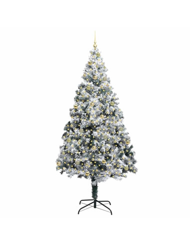 Albero di Natale artificiale con 300 LED Verde 240 x 150 cm