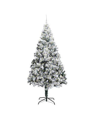 Albero di Natale artificiale con 300 LED Verde 240 x 150 cm