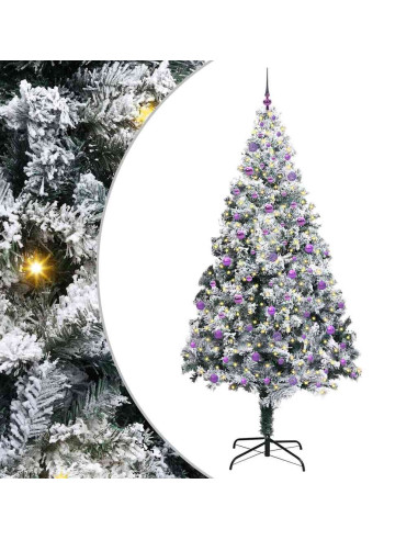 Albero di Natale artificiale con 300 LED Verde 240 x 150 cm