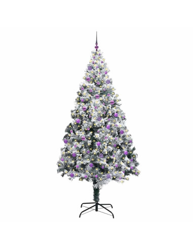 Albero di Natale artificiale con 300 LED Verde 240 x 150 cm