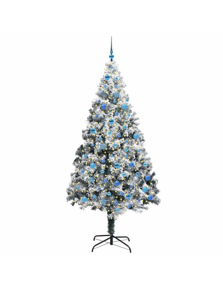 Albero di Natale artificiale con 300 LED Verde 240 x 150 cm