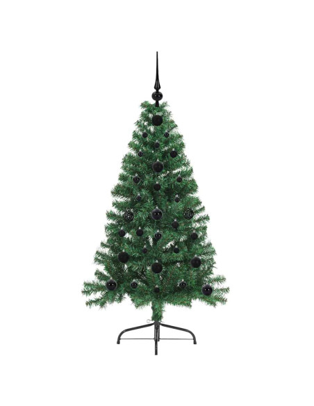 Albero di Natale artificiale con luci integrate Verde 120 cm