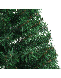 Albero di Natale artificiale con luci integrate Verde 120 cm 2
