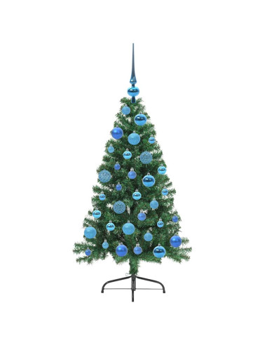 Albero di Natale artificiale con luci integrate Verde 120 cm