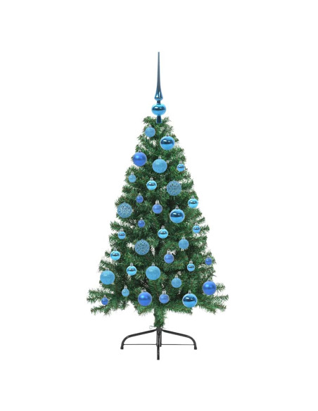 Albero di Natale artificiale con luci integrate Verde 120 cm