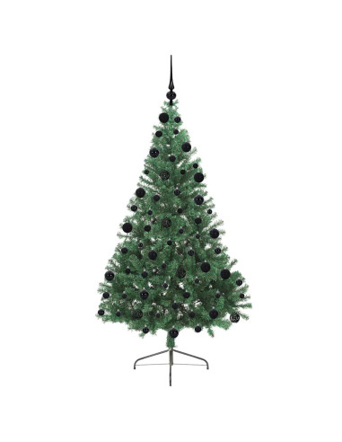 Albero di Natale artificiale con luci integrate Verde 210 cm