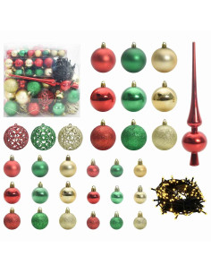 Albero di Natale artificiale con luci integrate Verde 240 cm 2