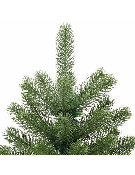 Albero di Natale artificiale con 150 LED Verde 120 cm PE e PVC