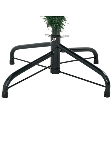 Albero di Natale artificiale con 150 LED Verde 120 cm PE e PVC