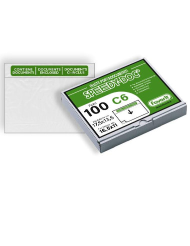 CF100 BUSTE SPEDIZ.SPEEDY DOC C6