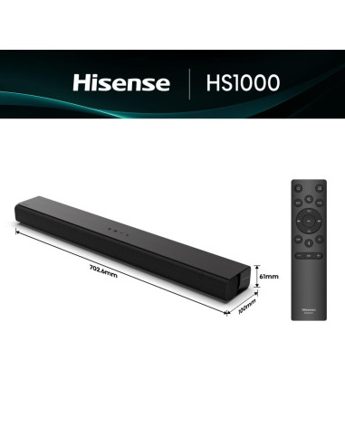 Hisense HS1000 Nero 2.0 canali 120 W
