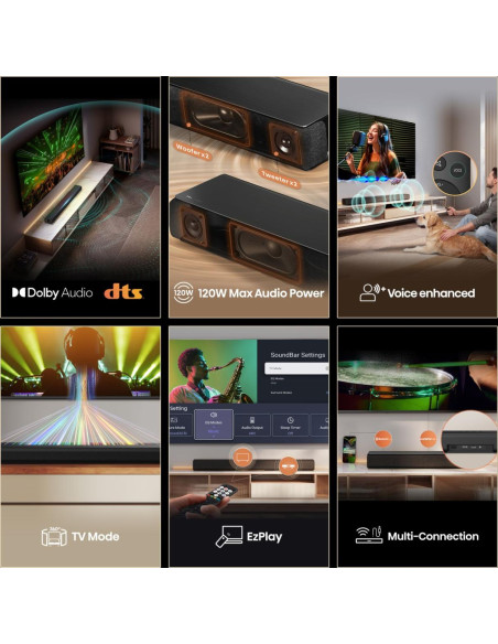 Hisense HS1000 Nero 2.0 canali 120 W