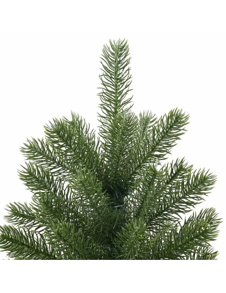 Albero di Natale artificiale con 300 LED Verde 180 cm PE e PVC