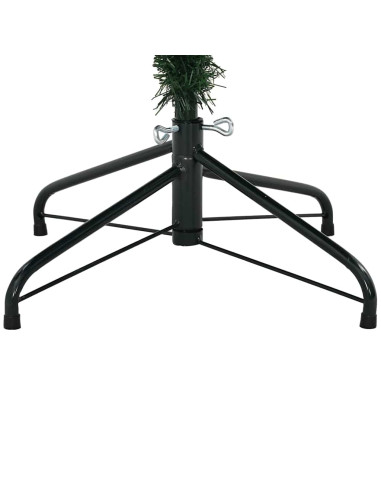 Albero di Natale artificiale con 300 LED Verde 210 cm PE e PVC