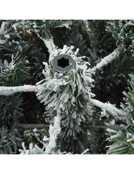 Albero di Natale Artificiale con Rami Pieghevoli Verde 120 cm