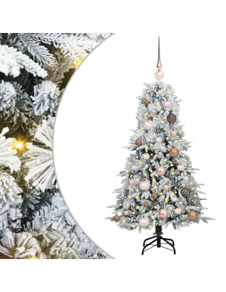 Albero di Natale Artificiale con Rami Pieghevoli Verde 120 cm