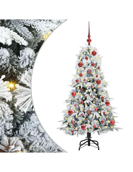 Albero di Natale Artificiale con Rami Pieghevoli Verde 150 cm