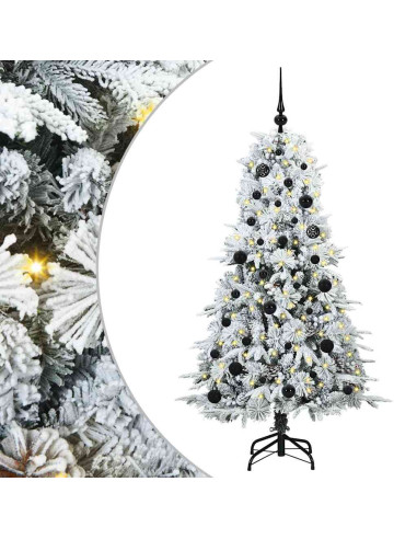 Albero di Natale Artificiale con Rami Pieghevoli Verde 150 cm