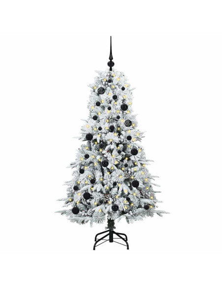 Albero di Natale Artificiale con Rami Pieghevoli Verde 150 cm