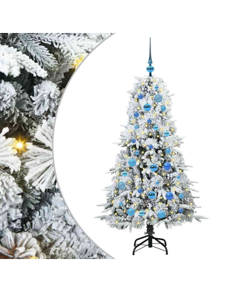 Albero di Natale Artificiale con Rami Pieghevoli Verde 150 cm