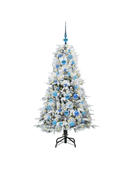 Albero di Natale Artificiale con Rami Pieghevoli Verde 150 cm