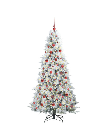 Albero di Natale Artificiale con Rami Pieghevoli Verde 180 cm