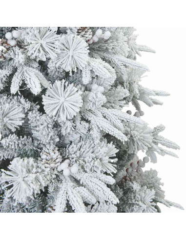 Albero di Natale Artificiale con Rami Pieghevoli Verde 180 cm