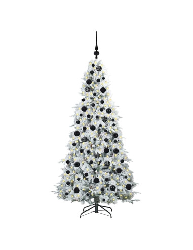 Albero di Natale Artificiale con Rami Pieghevoli Verde 180 cm