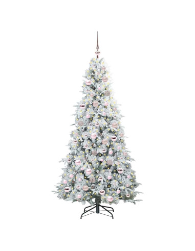 Albero di Natale Artificiale con Rami Pieghevoli Verde 180 cm