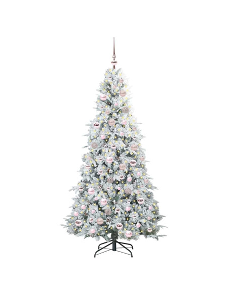 Albero di Natale Artificiale con Rami Pieghevoli Verde 180 cm