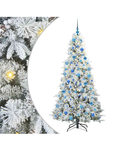 Albero di Natale Artificiale con Rami Pieghevoli Verde 180 cm