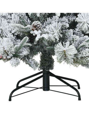 Albero di Natale Artificiale con Rami Pieghevoli Verde 240 cm