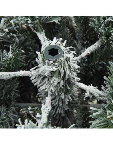 Albero di Natale Artificiale con Rami Pieghevoli Verde 240 cm