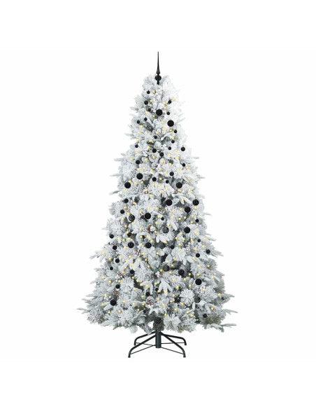 Albero di Natale Artificiale con Rami Pieghevoli Verde 240 cm