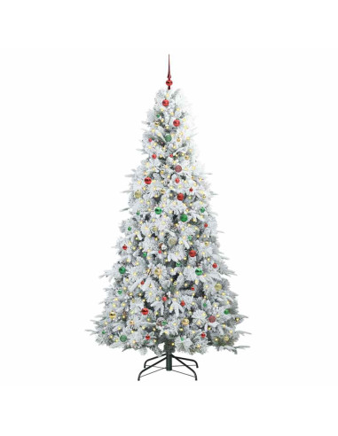 Albero di Natale Artificiale con Rami Pieghevoli Verde 240 cm